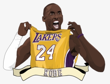 Kobe Clipart - Kobe Bryant Cartoon, HD Png Download, Transparent PNG