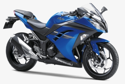 Motorbike Front Png - 2017 Ninja 300 Blue, Transparent Png, Transparent PNG
