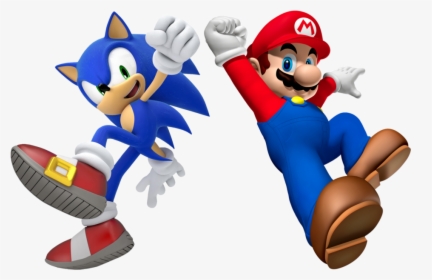 Super Mario And Sonic The Hedgehog, HD Png Download, Transparent PNG