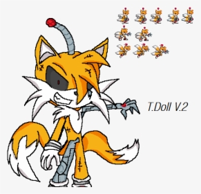Tails Doll Sprite Sheet, HD Png Download, Transparent PNG