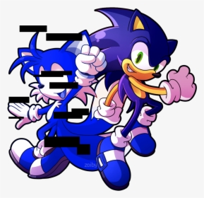 Sprite Redraw Tails And Sonic By Zoiby-d83r8m1 - Sonic And Tails Sprite, HD Png Download, Transparent PNG