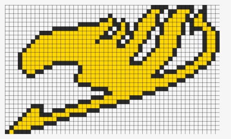 Pixel Art Fairy Tail Hama Beads, HD Png Download, Transparent PNG