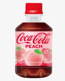 Coca Cola Peach Mini Short Plastic Bottle 280ml - Coca Cola, HD Png Download, Transparent PNG