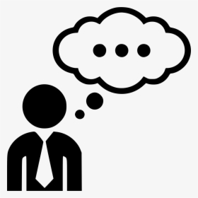 Reading Vector Thinking Transparent Clipart Free Download - Man Thinking Icon Png, Png Download, Transparent PNG