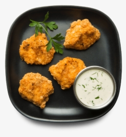 Chicken Nuggets With Ranch - Chicken Nugget With Ranch, HD Png Download, Transparent PNG