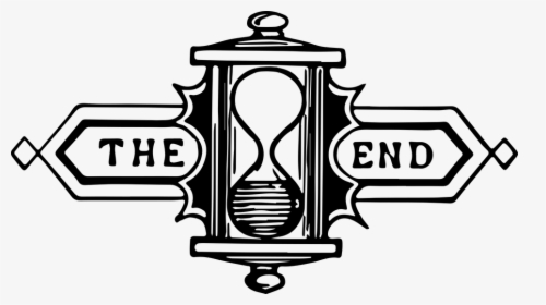 End, Hourglass, The End, Mysterious, Lineart, Line - Illustration, HD Png Download, Transparent PNG