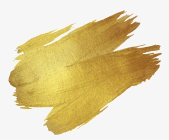 #gold #paint #smudge #goldsmudge #goldpaint #nice - Transparent Brush Stroke Png, Png Download, Transparent PNG