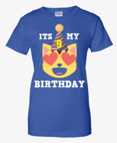 9th Birthday T Shirt Heart Eyes Cat Emoji Birthday - Killer Queen Jojo Shirt, HD Png Download, Transparent PNG