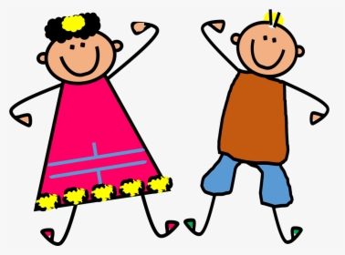 Kids Dancing At Getdrawings - Happy Kids Clipart, HD Png Download, Transparent PNG