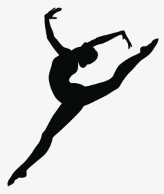 Gymnastics Balance Beam Black And White Clip Art - Dance Png, Transparent Png, Transparent PNG