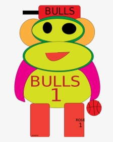 Free Clipart Chicago Bulls Monkey Jackho1108 - Chicago, HD Png Download, Transparent PNG