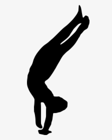 Transparent Gymnastics Clipart - Male Gymnastics Silhouette Svg, HD Png Download, Transparent PNG