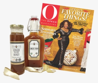 Ginger Syrup And Ginger Infused Honey Gift Set - Oprah Magazine, HD Png Download, Transparent PNG