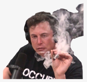 Sticker Other Elon Musk Joint Beuh - Elon Musk Smoking Weed, HD Png Download, Transparent PNG