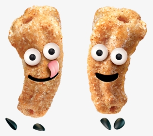 Two Cinnamon Toast Crunch Churros Cartoon Characters - Bread, HD Png Download, Transparent PNG