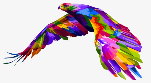 Transparent Feathers Clipart - Eagle Geometric, HD Png Download, Transparent PNG