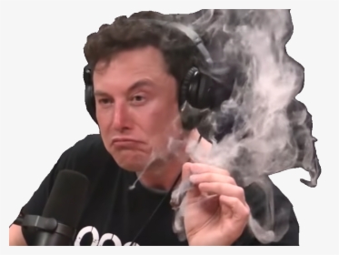 Sticker Other Elon Musk Fume Smoke Joint Weed Marijuana - White Guy Devil's Advocate, HD Png Download, Transparent PNG