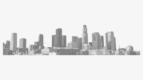 City Skyline Los Angeles Transparent, HD Png Download, Transparent PNG