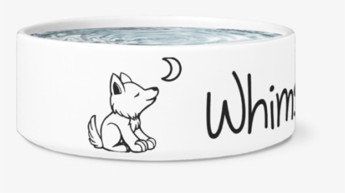 Whimsical Wolf Dog Bowl - Bangle, HD Png Download, Transparent PNG