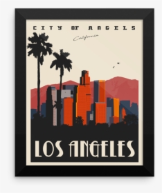 Los Angeles Travel Poster, HD Png Download, Transparent PNG