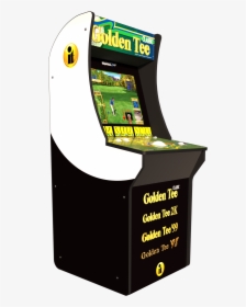 Transparent Arcade Cabinet Png - Golden Tee Arcade 1up, Png Download, Transparent PNG