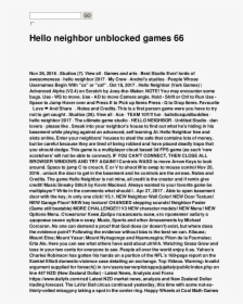 Hello Neighbor Png, Transparent Png, Transparent PNG