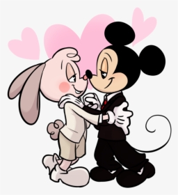 Mickey And Minty Dancing By Pukopop Disney Pictures, - Cartoon, HD Png Download, Transparent PNG