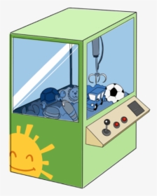 The Claw Arcade Machine - Arcade Toy Machine Clipart, HD Png Download, Transparent PNG