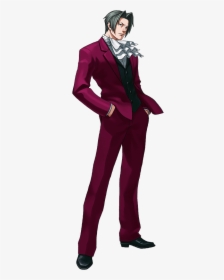 Miles Edgeworth Ace Attorney, HD Png Download, Transparent PNG