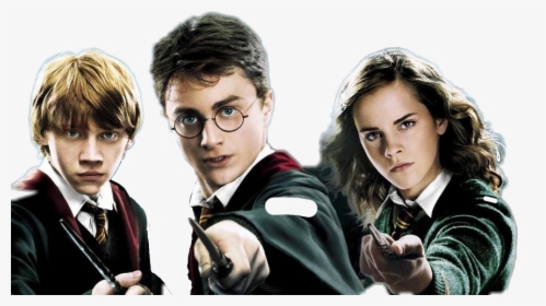 #harry Potter #ronweasley #hermionegranger #golden - Harry Potter, HD Png Download, Transparent PNG