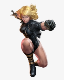 Black Canary - Black Canary Dc Deck Building, HD Png Download, Transparent PNG