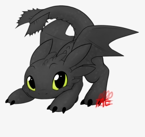 Transparent Train Cartoon Png - Toothless The Dragon Drawing Easy, Png Download, Transparent PNG