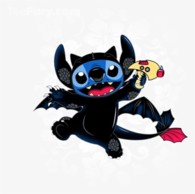 Love This Stitch Wearin A Toothless Costume <3 - Disney Stitch Dressed Up, HD Png Download, Transparent PNG