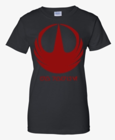 Rogue One Red Logo Ladies Custom 100% Cotton T-shirt - T-shirt, HD Png Download, Transparent PNG