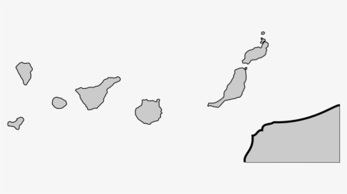 Blank Map Of Canary Islands, HD Png Download, Transparent PNG