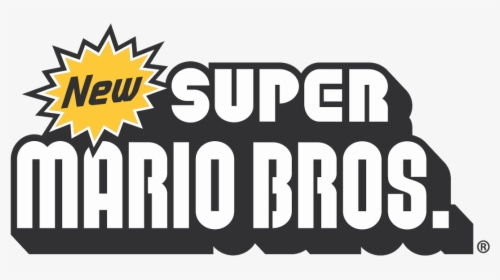 New Super Mario Bros Logo, New Super Mario Bros Logo - New Super Mario Logo, HD Png Download, Transparent PNG