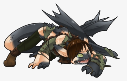 Hiccup Turning Into A Night Fury, HD Png Download, Transparent PNG