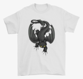 Night Fury Toothless How To Train Your Dragon Shirts - Dragon Crawling, HD Png Download, Transparent PNG