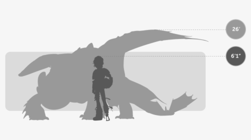 Humans Silo Hiccup Toothless - Tall Is A Night Fury, HD Png Download, Transparent PNG