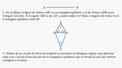 Unir Dos Triangulos Equilateros Que Se Forma, HD Png Download, Transparent PNG