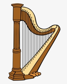 Harp Png Image With Transparent Background - Cartoon Clipart Harp, Png Download, Transparent PNG