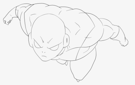 28 Collection Of Dragon Ball Jiren Drawing - Line Art, HD Png Download, Transparent PNG