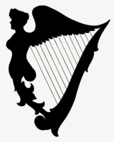 Transparent Harp Clipart, Harp Png Image - Celtic Harp Vector, Png Download, Transparent PNG