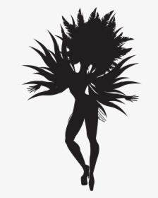 Brazil Samba Dance Silhouette - Brazilian Dancer Silhouette, HD Png Download, Transparent PNG