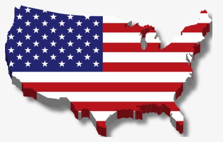 America Map W Drop - Usa Map America Flag, HD Png Download, Transparent PNG