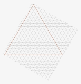 Plantilla Para Construir El Triángulo De Sierpinski - Triangle, HD Png Download, Transparent PNG
