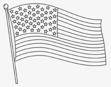 American Flag Clipart Black And White, HD Png Download, Transparent PNG