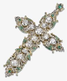 Pope Paul Vis Diamond Cross - Jewellery, HD Png Download, Transparent PNG