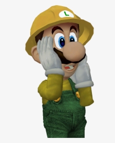 Luigi Mario Maker Render, HD Png Download, Transparent PNG