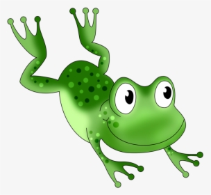 Transparent Frogs Clipart - Jumping Frog Clipart Png, Png Download, Transparent PNG